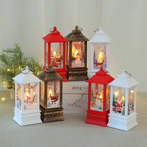 Christmas Santa Lantern Wind Lights Merry Christmas Decorations For Home Christmas Tree Ornaments Navidad Gifts New Year 2024 - Image 8