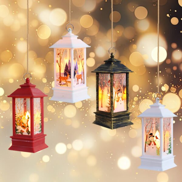 Christmas Santa Lantern Wind Lights Merry Christmas Decorations For Home Christmas Tree Ornaments Navidad Gifts New Year 2024 - Image 10